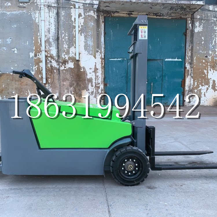 城口县小型电动叉车1吨2吨步行站驾式电瓶堆高充电装卸车液压升降车铲车